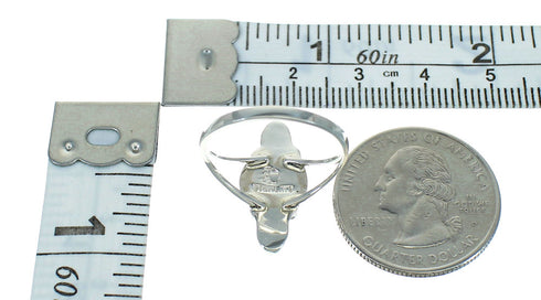 Turquoise Authentic Sterling Silver Southwest Ring Size 5 QX84639